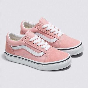 Vans Kids Old Skool Shoe Pink Sneakers Shoes Size 3